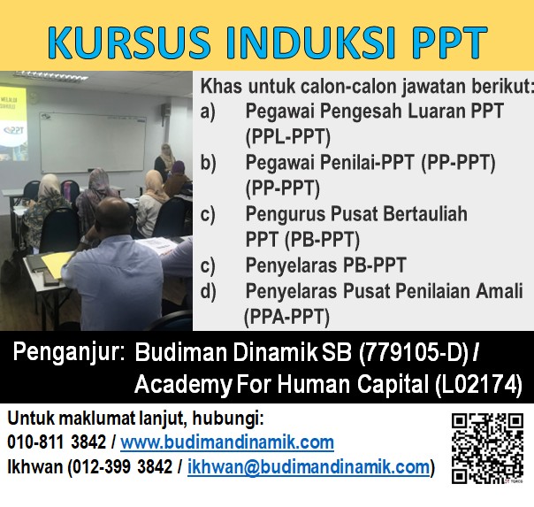 Kursus Induksi PPT, 11 - 12 Jul 2026
