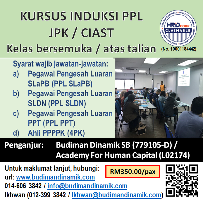 Kursus Induksi PPL, 18 - 19 Apr 2026