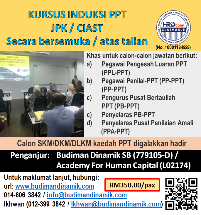 Kursus Induksi PPT 25 - 26 April 2026